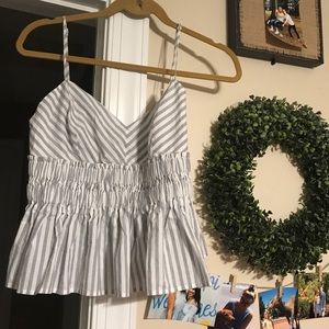 Striped Express Crop Top